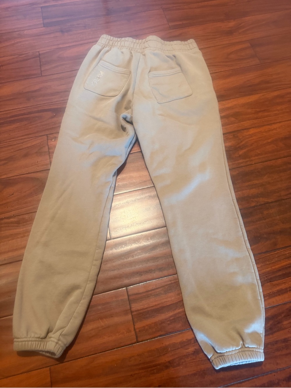 POPFLEX Taupe High-Waist Jogger Pantsuit Pants - Picture 7 of 12